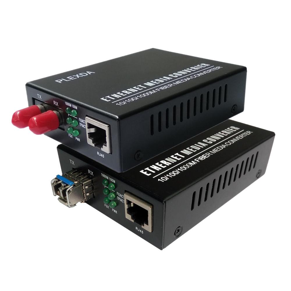 FMC-GES14-E 系列 10/100/1000Base-T转1000Base-X千兆光纤转换器 (5~12VDC外置电源)
